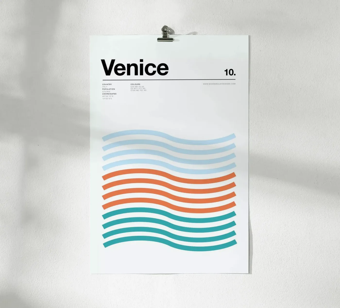 Venice poster van Nick Barclay