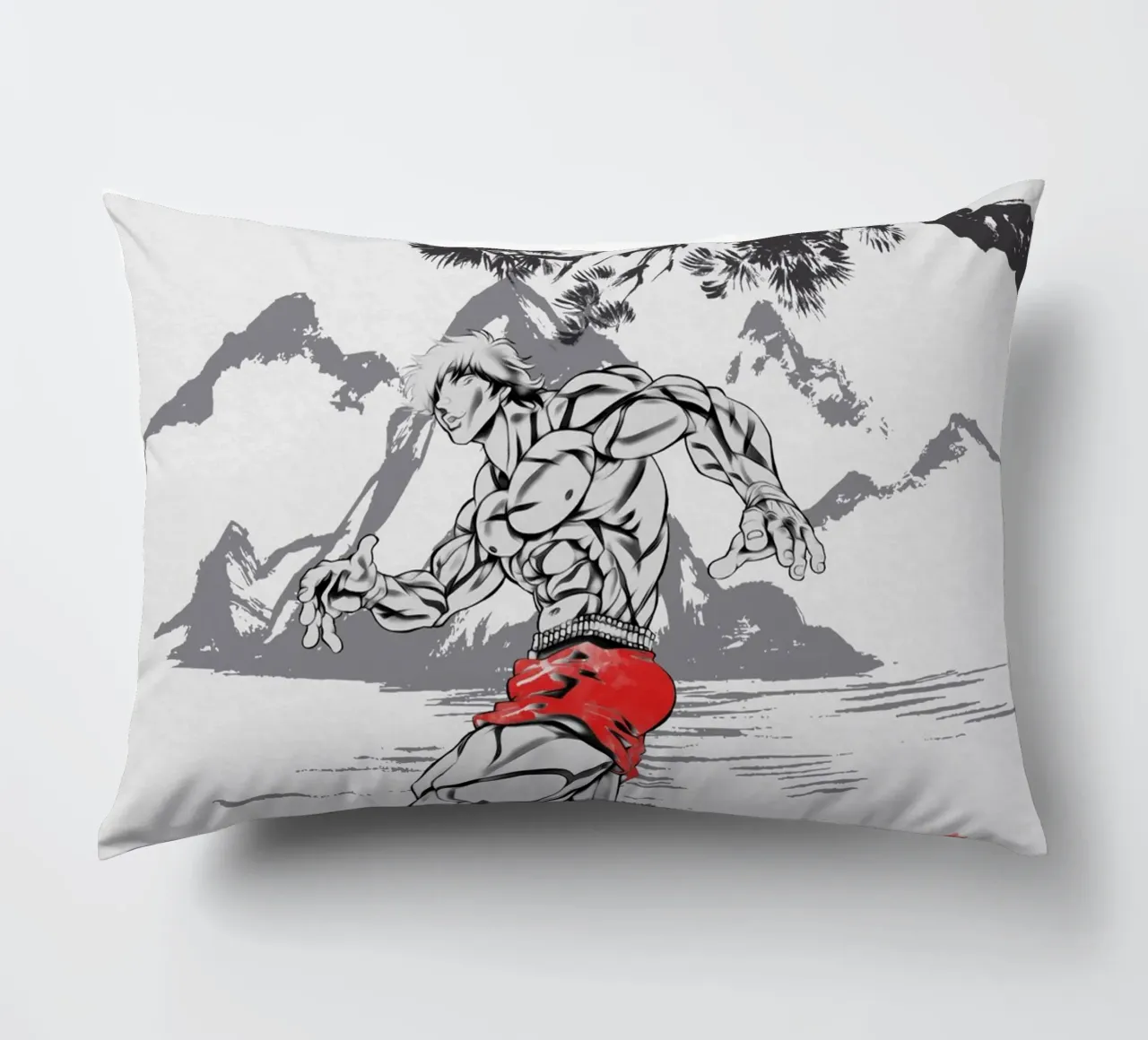 Baki Hanma cuscino da Neonartstudio