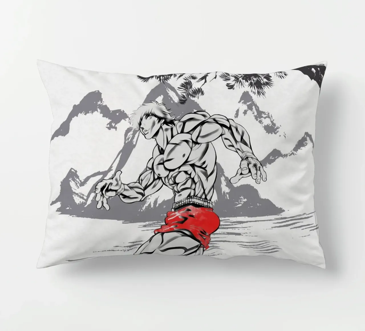 Baki Hanma cuscino da Neonartstudio
