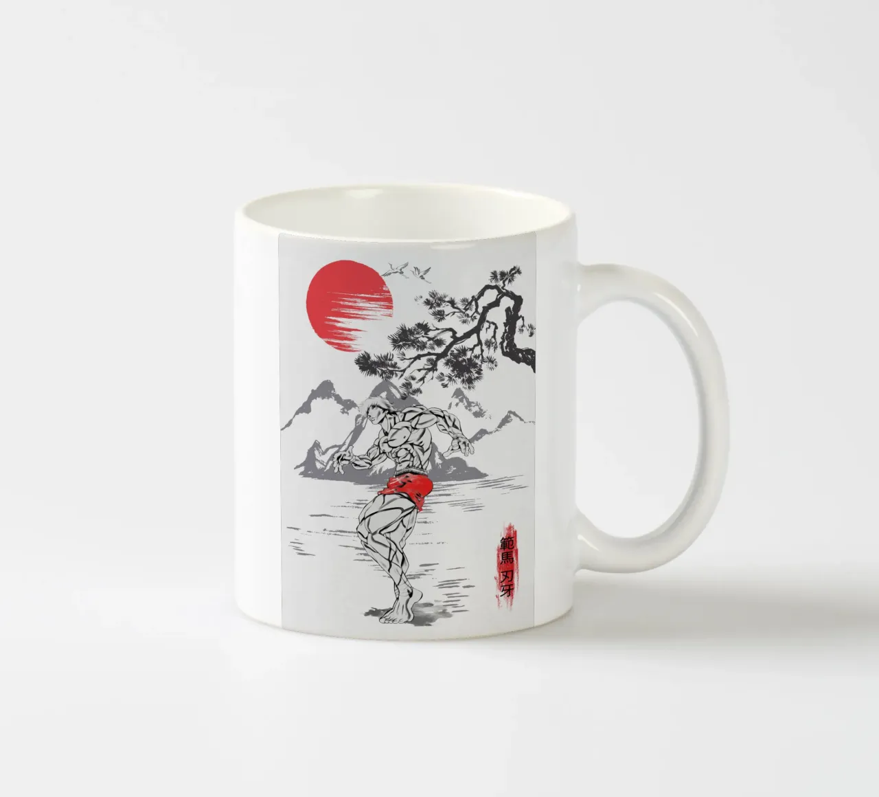 Baki Hanma tazza in ceramica da Neonartstudio