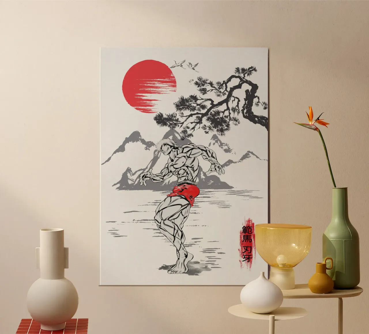 Baki Hanma poster da Neonartstudio