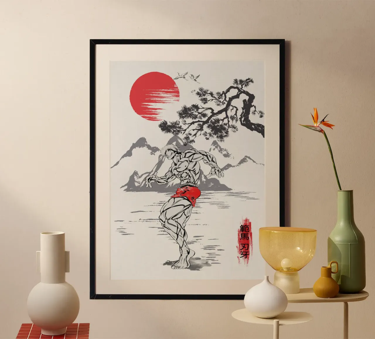 Baki Hanma poster da Neonartstudio