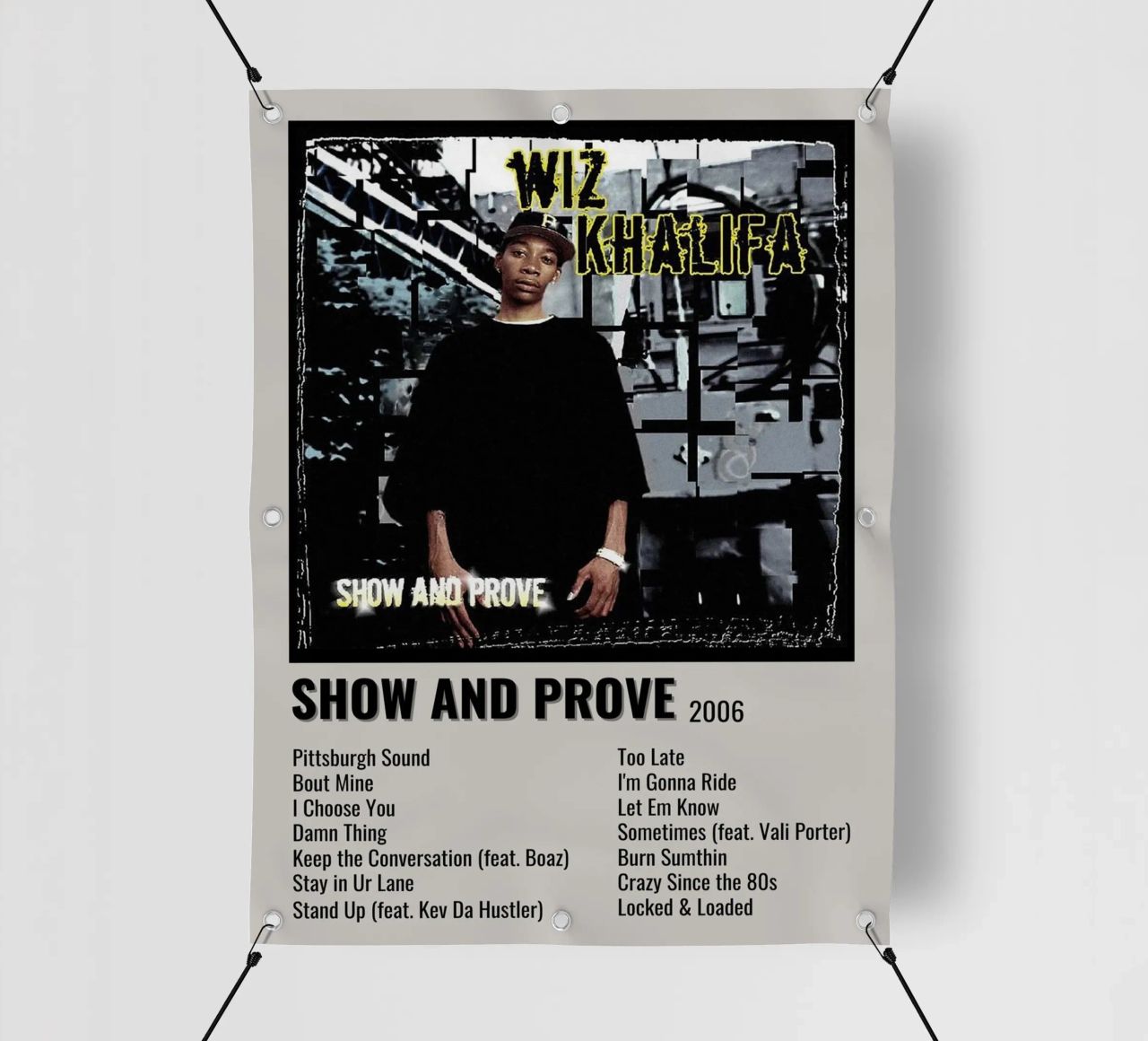 SHOW AND PROVE 2006 telo in pvc da SoundStudio
