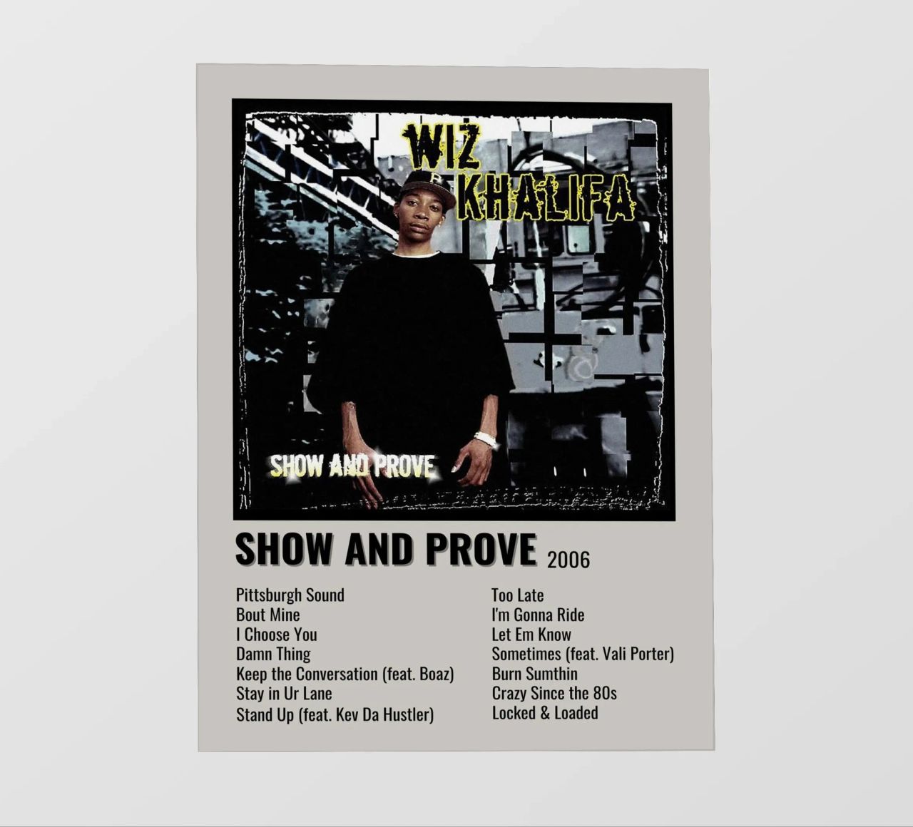 SHOW AND PROVE 2006 telo in pvc da SoundStudio