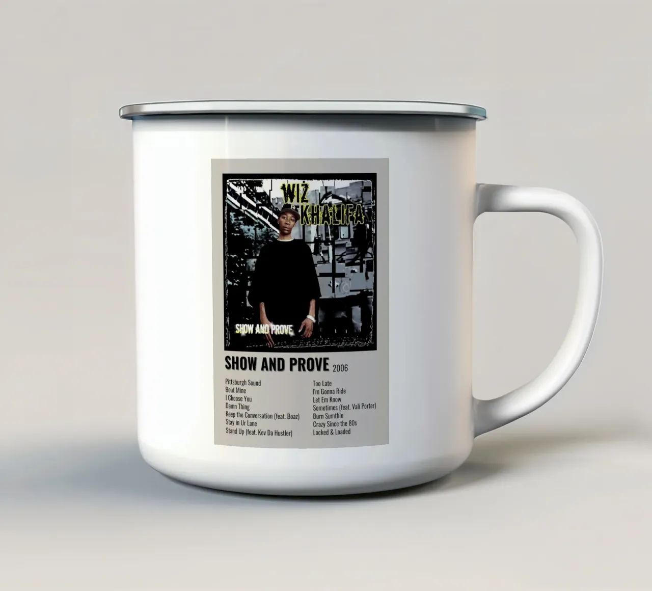 SHOW AND PROVE 2006 mug en émail de SoundStudio
