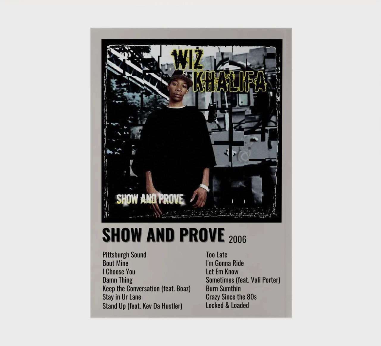 SHOW AND PROVE 2006 notebook by SoundStudio