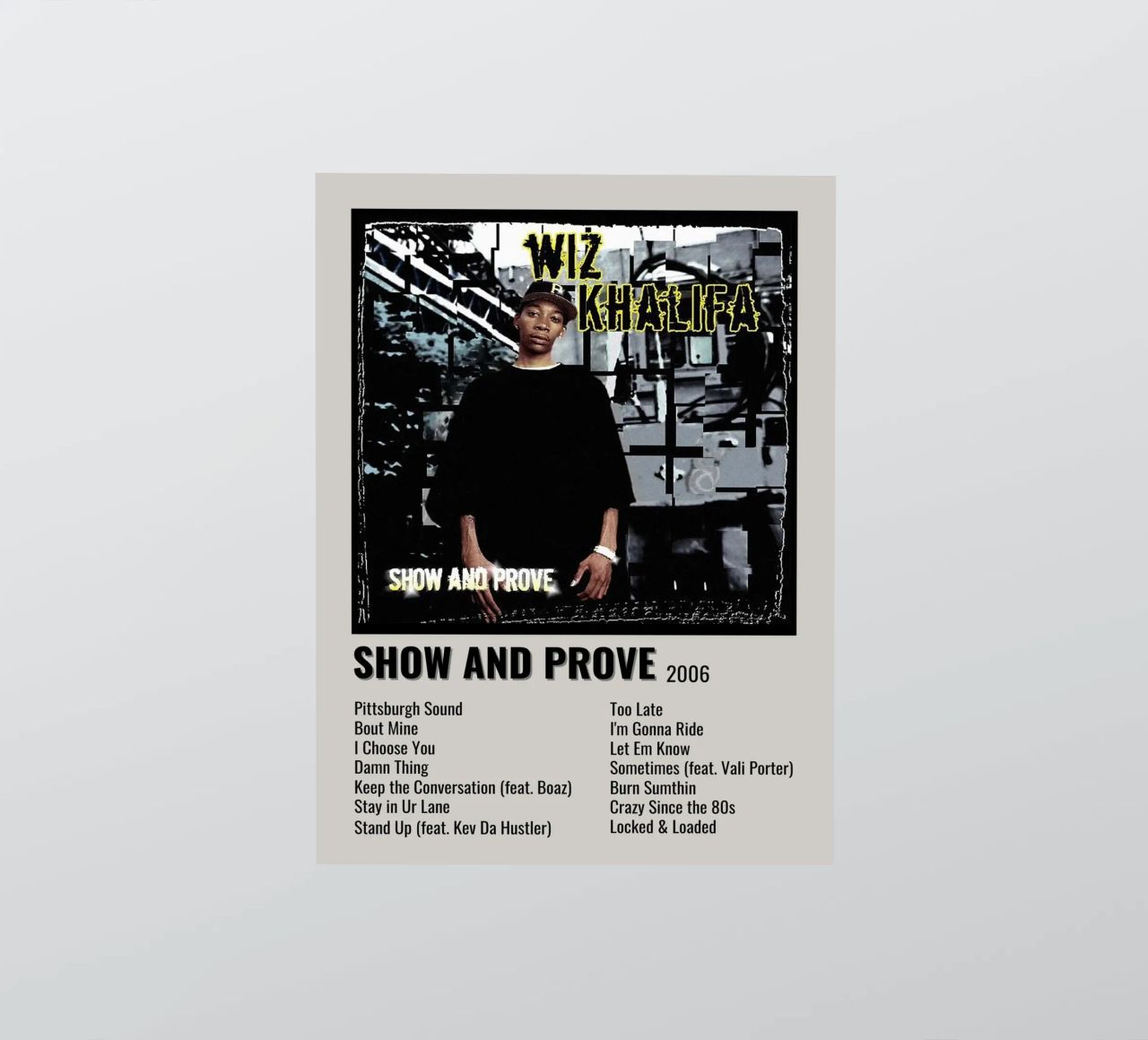 SHOW AND PROVE 2006 adesivo da SoundStudio