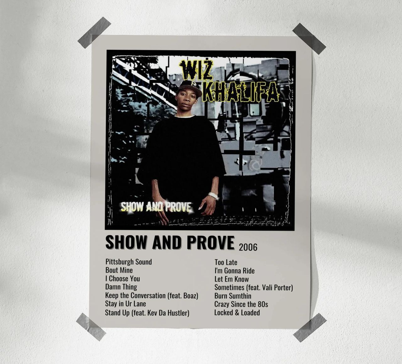 SHOW AND PROVE 2006 poster da SoundStudio