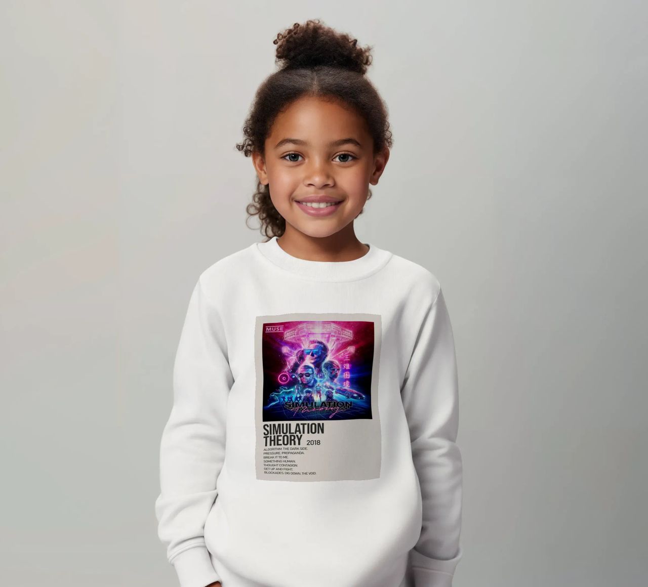SIMULATION SIMULATION THEORY 2018 felpa bambino da SoundStudio