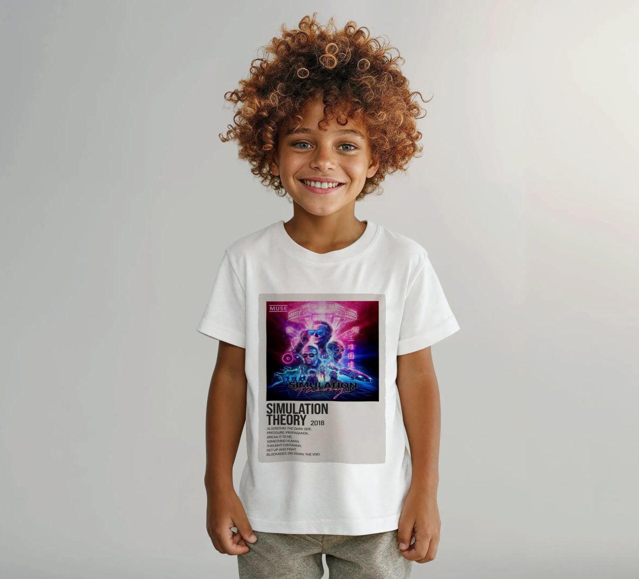 SIMULATION SIMULATION THEORY 2018 t-shirt bambini da SoundStudio