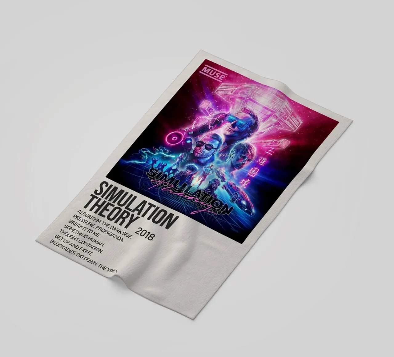 SIMULATION SIMULATION THEORY 2018 strandhanddoek van SoundStudio