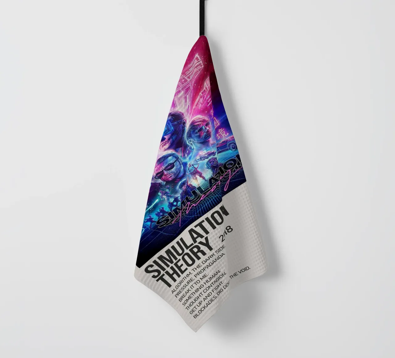 SIMULATION SIMULATION THEORY 2018 Geschirrtuch von SoundStudio