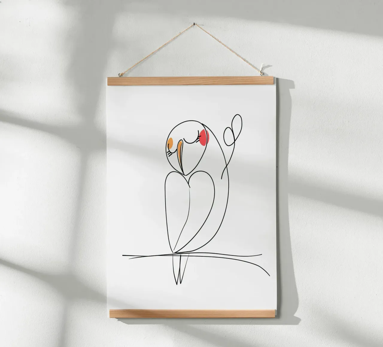 MAJESTIC ANIMALS LINE DRAWINGS poster by Art Digital Visuel