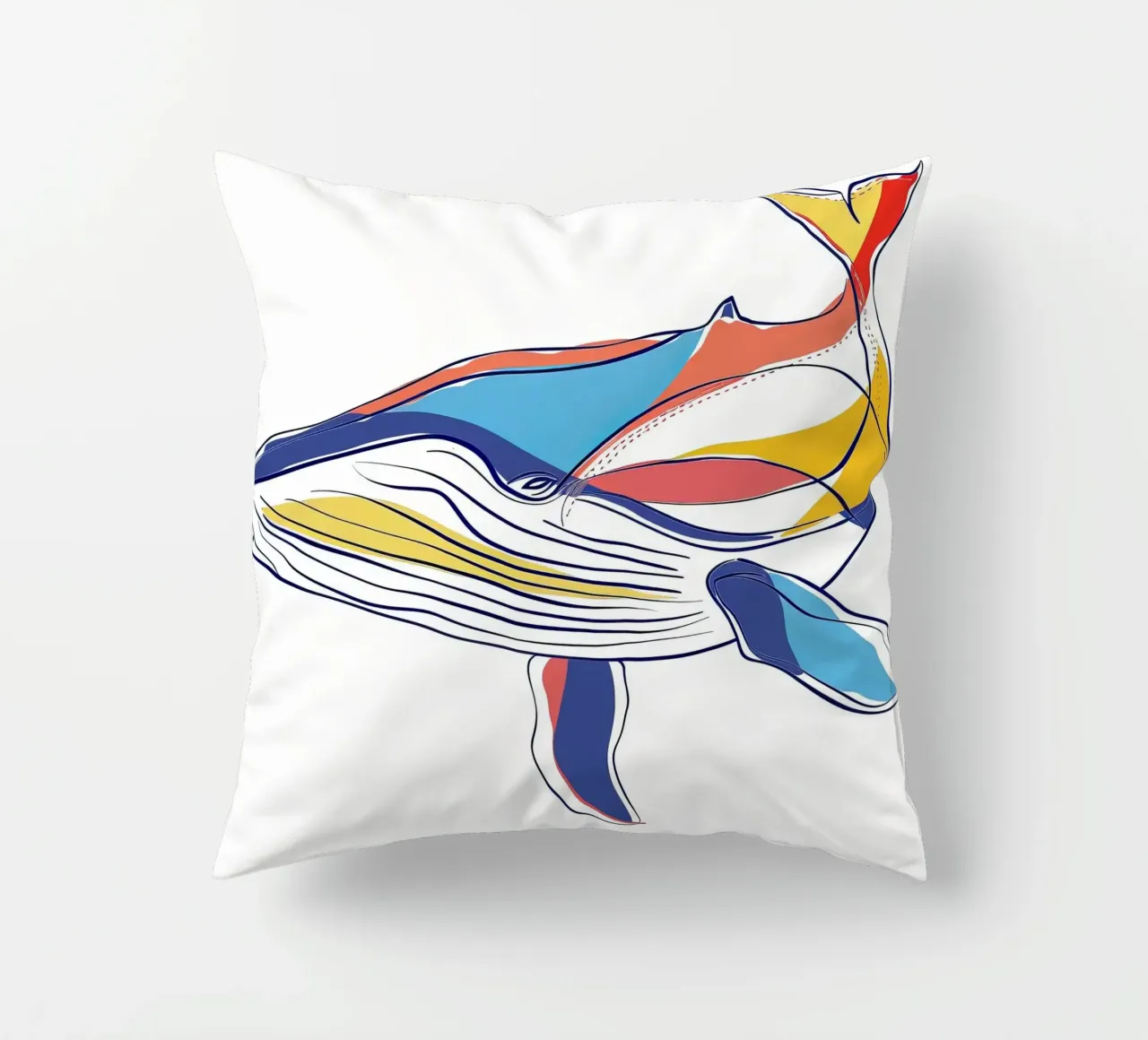 MAJESTIC ANIMALS LINE DRAWINGS decorative cushion by Art Digital Visuel