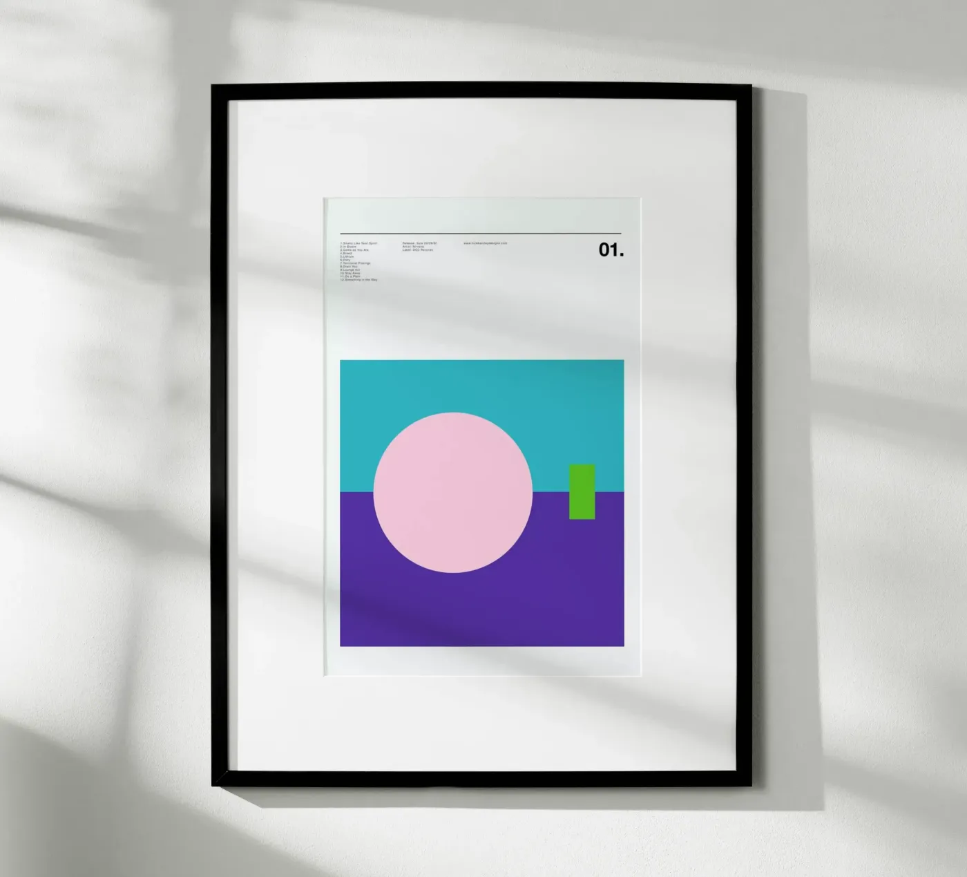 Nirvana Never Mind poster da Nick Barclay