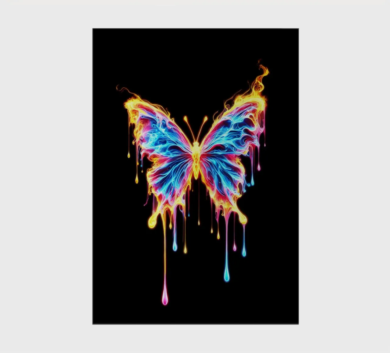 The Last Flutter | Glowing Butterfly notebook by Metallic Meltdown