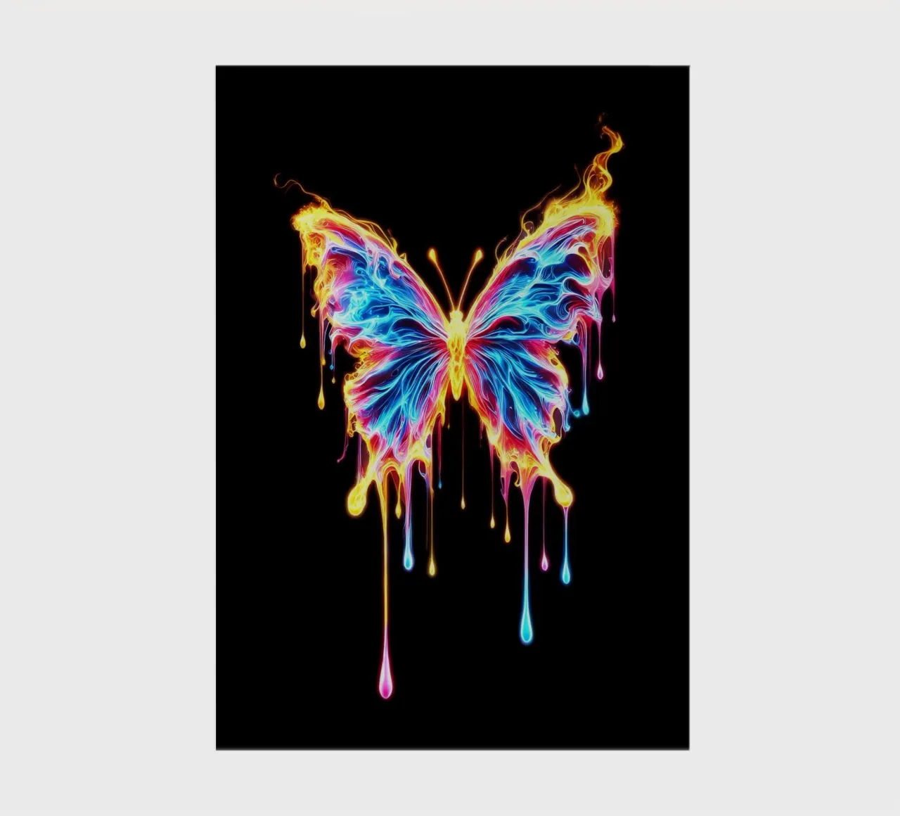 The Last Flutter | Glowing Butterfly notebook by Metallic Meltdown