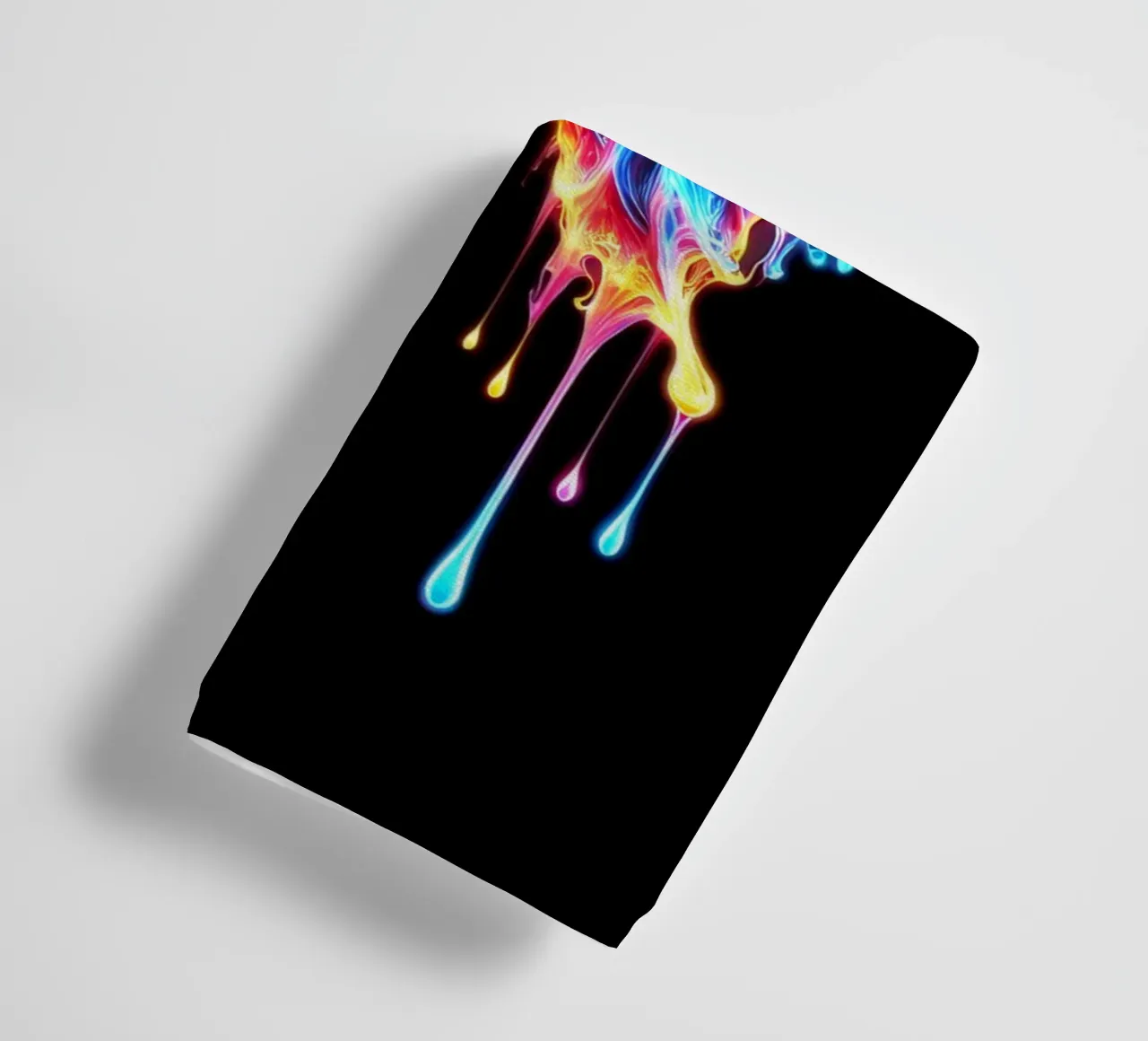 The Last Flutter | Glowing Butterfly towel by Metallic Meltdown