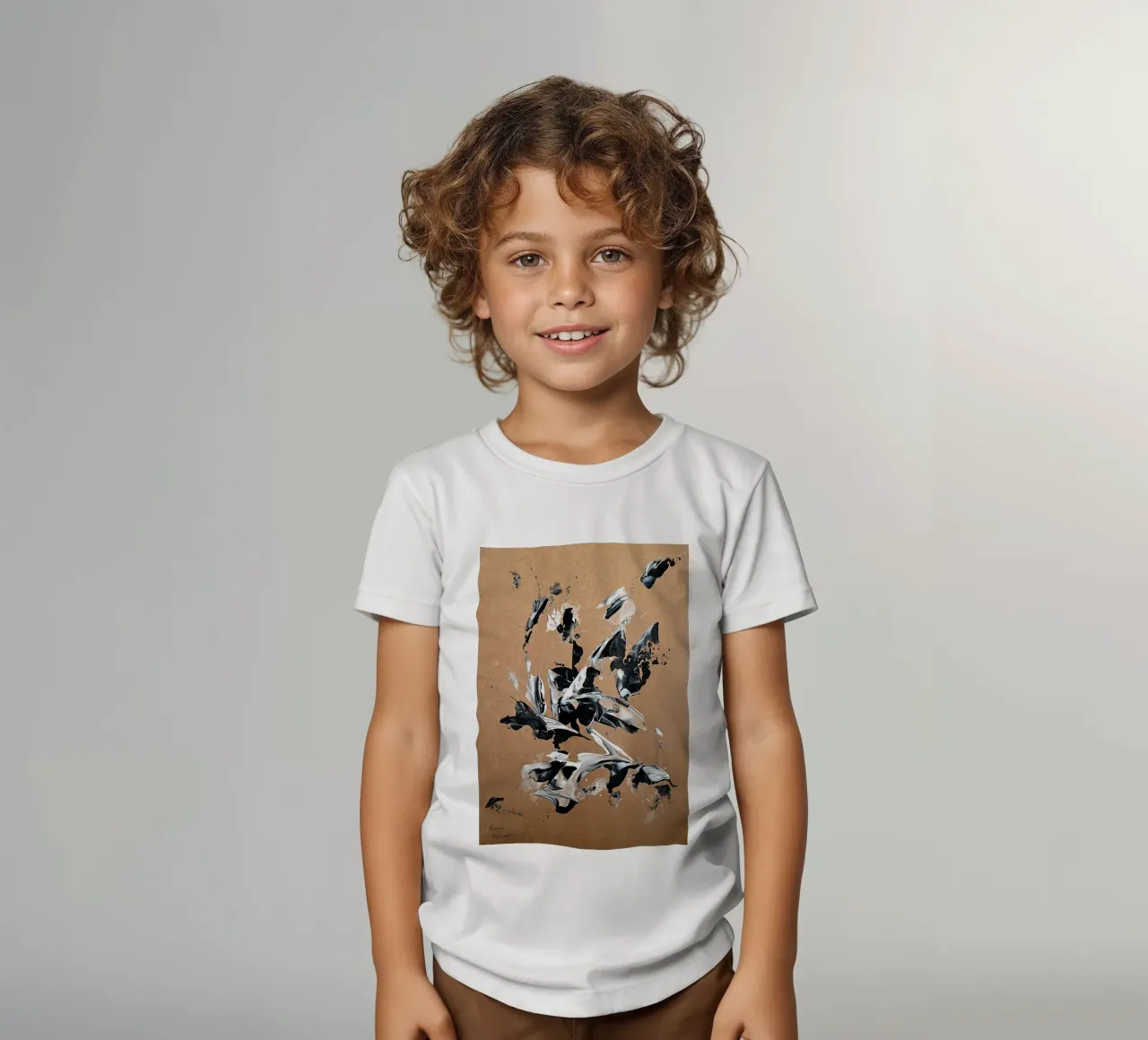NATURAL STYLE 23 kids t-shirt by Thierry Vobmann Abstract painting
