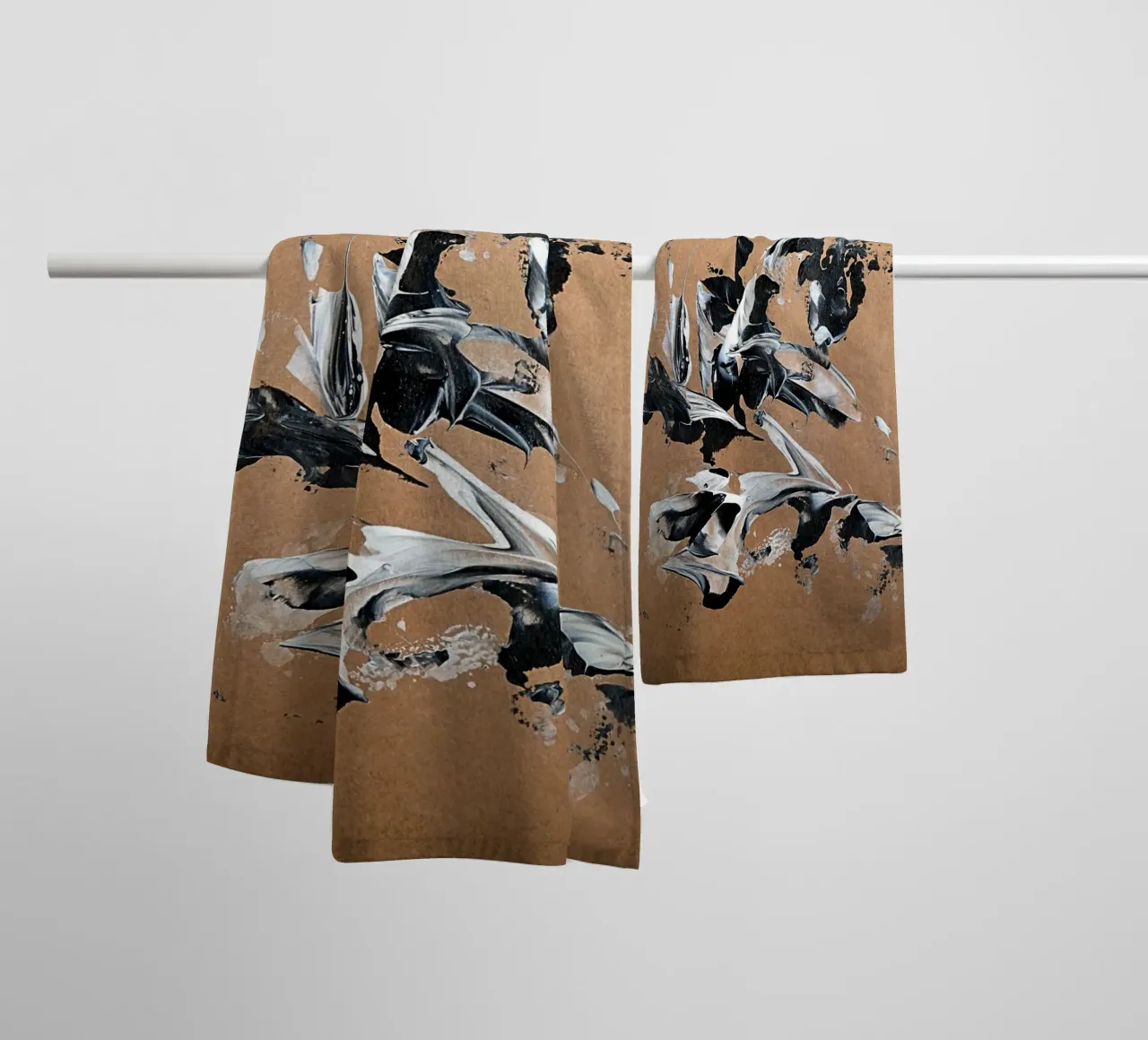 NATURAL STYLE 23 asciugamano da bagno da Thierry Vobmann Abstract painting