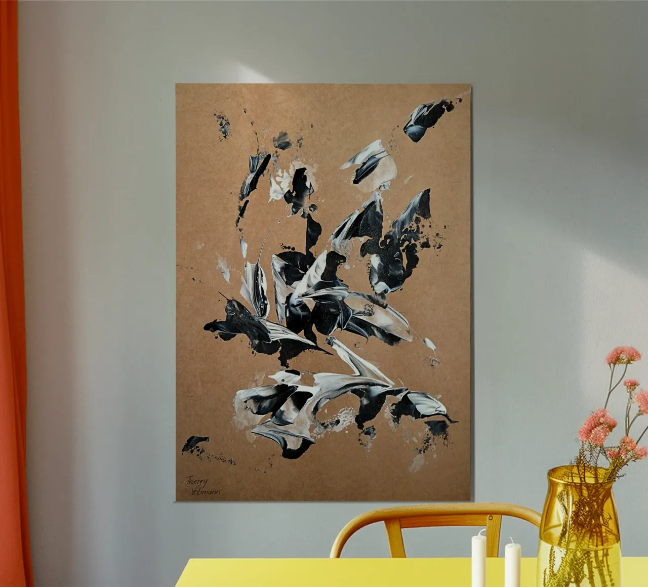 NATURAL STYLE 23 carta hahnemühle da Thierry Vobmann Abstract painting