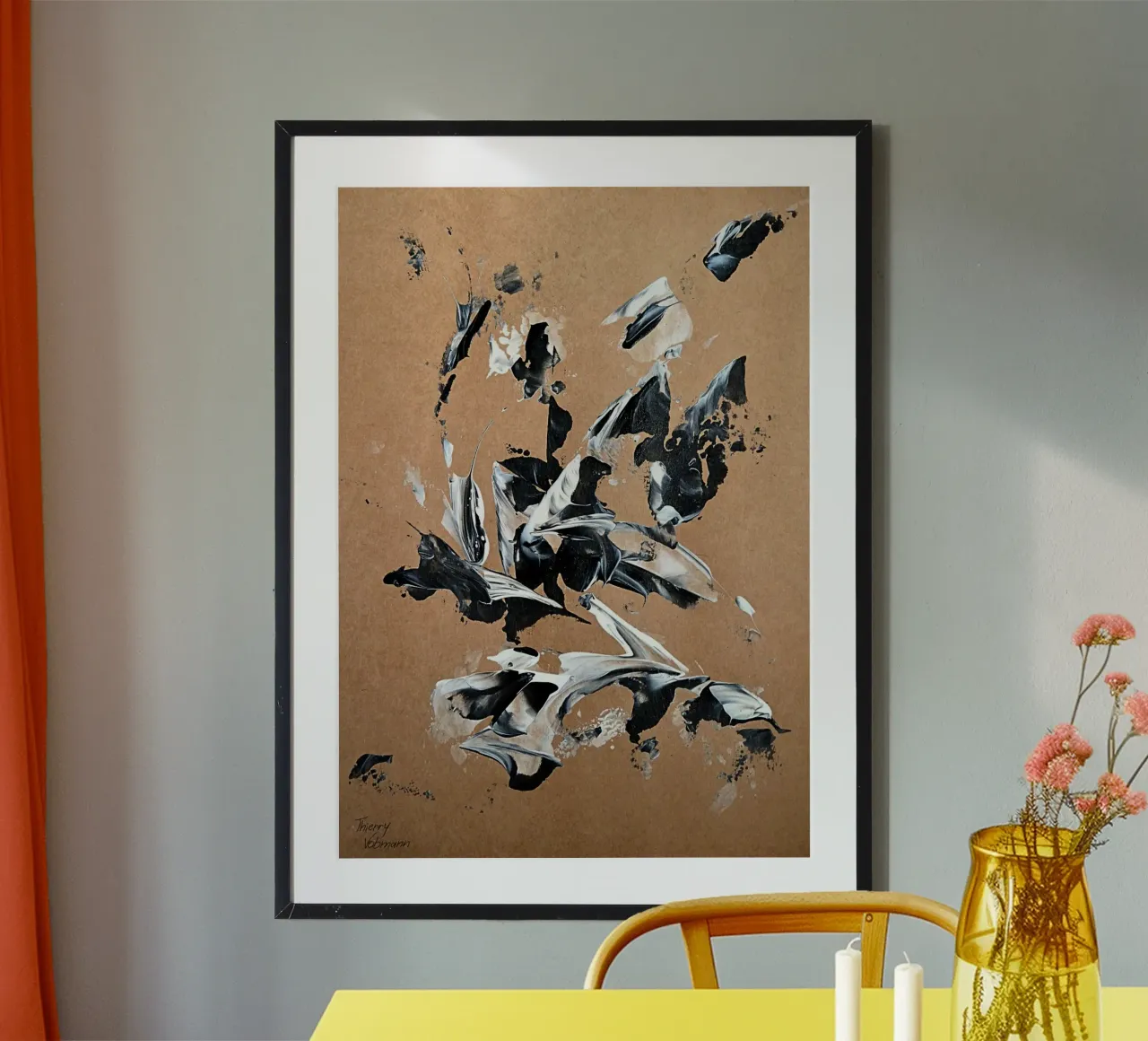 NATURAL STYLE 23 carta hahnemühle da Thierry Vobmann Abstract painting