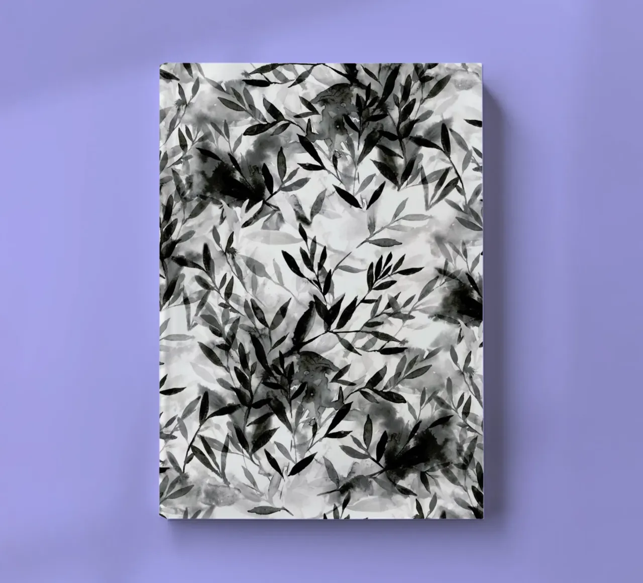 Changes layered leaves watercolor notebook by Jacqueline Maldonado