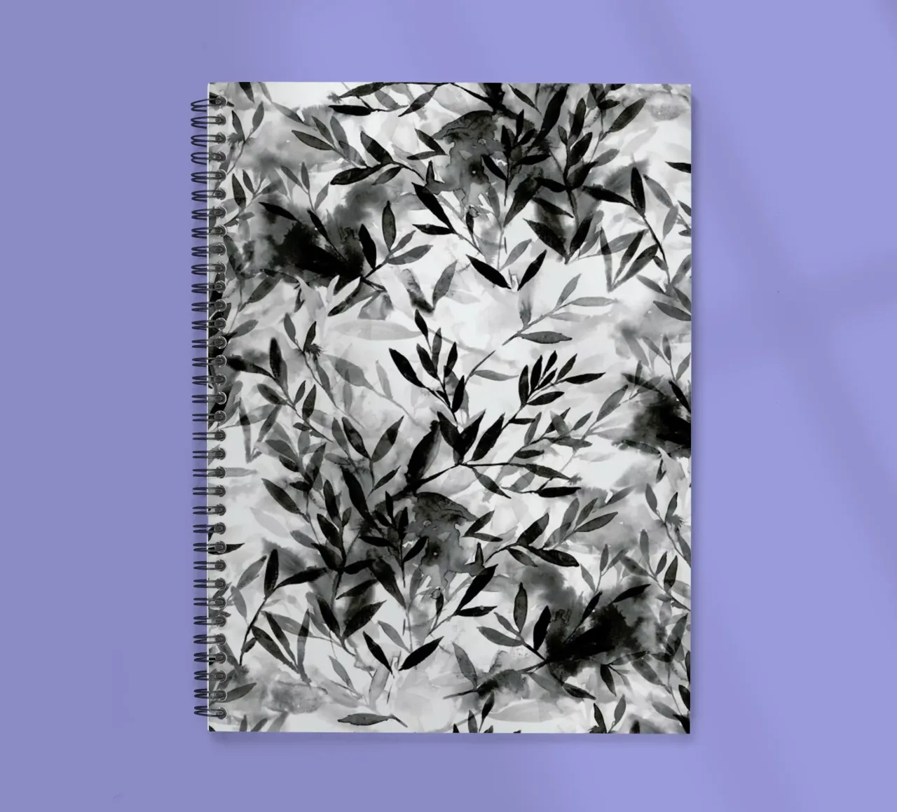 Changes layered leaves watercolor spiral notebook by Jacqueline Maldonado