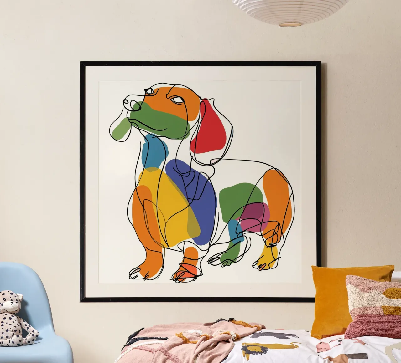 DISEGNI AL TRATTO DI ANIMALI MAESTOSI poster da Art Digital Visuel