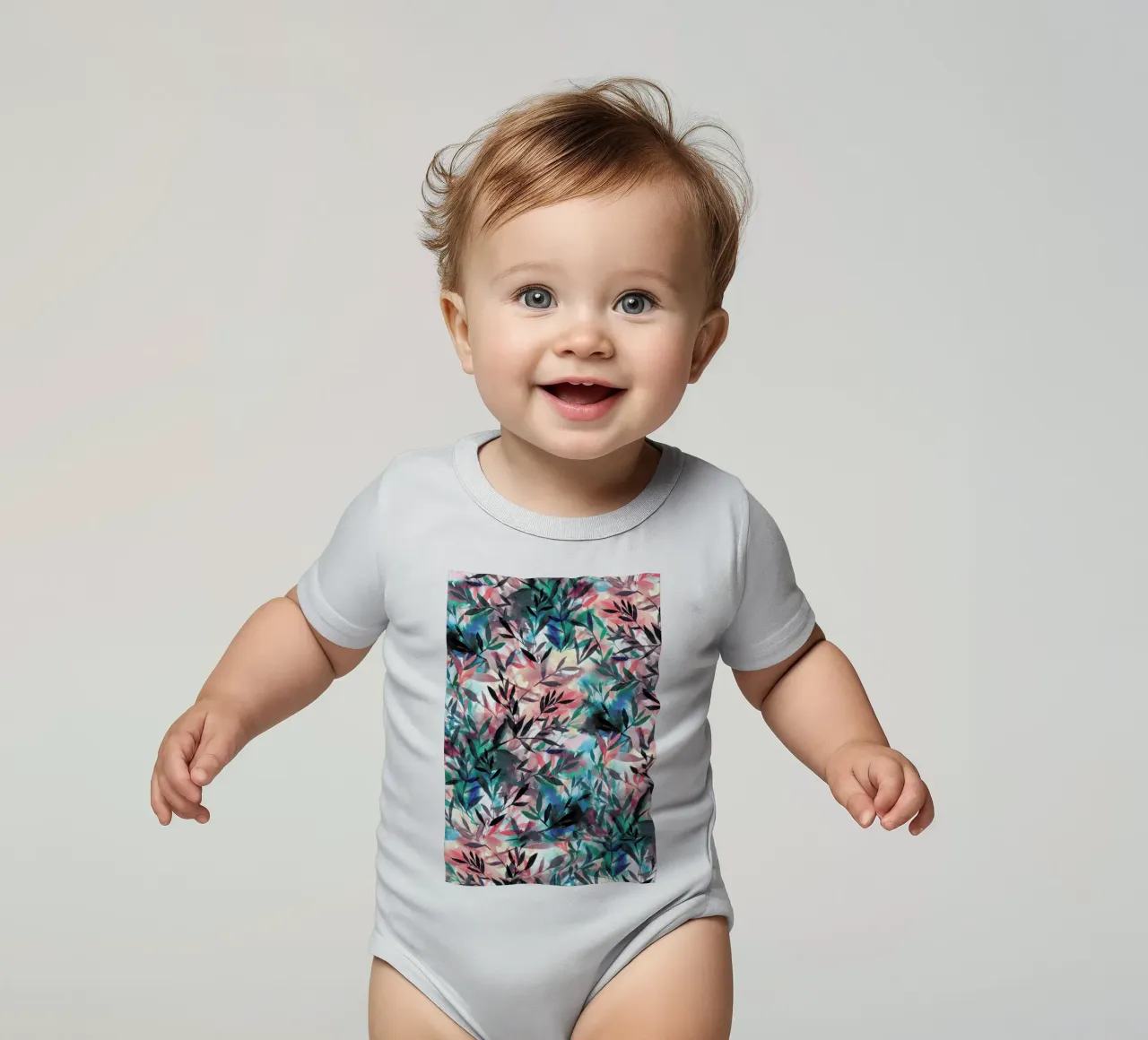 Changes Coral body neonato maniche corte da Jacqueline Maldonado