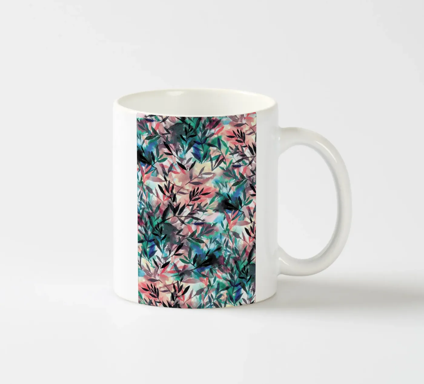Changes Coral ceramic mug by Jacqueline Maldonado