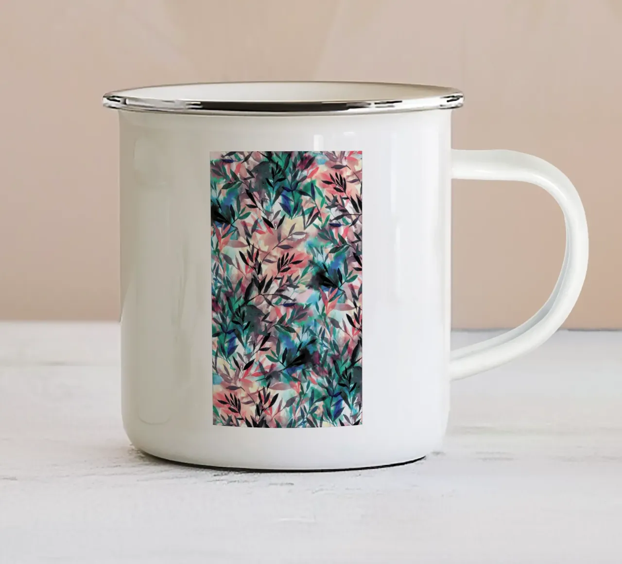 Changes Coral tazza in smalto da Jacqueline Maldonado