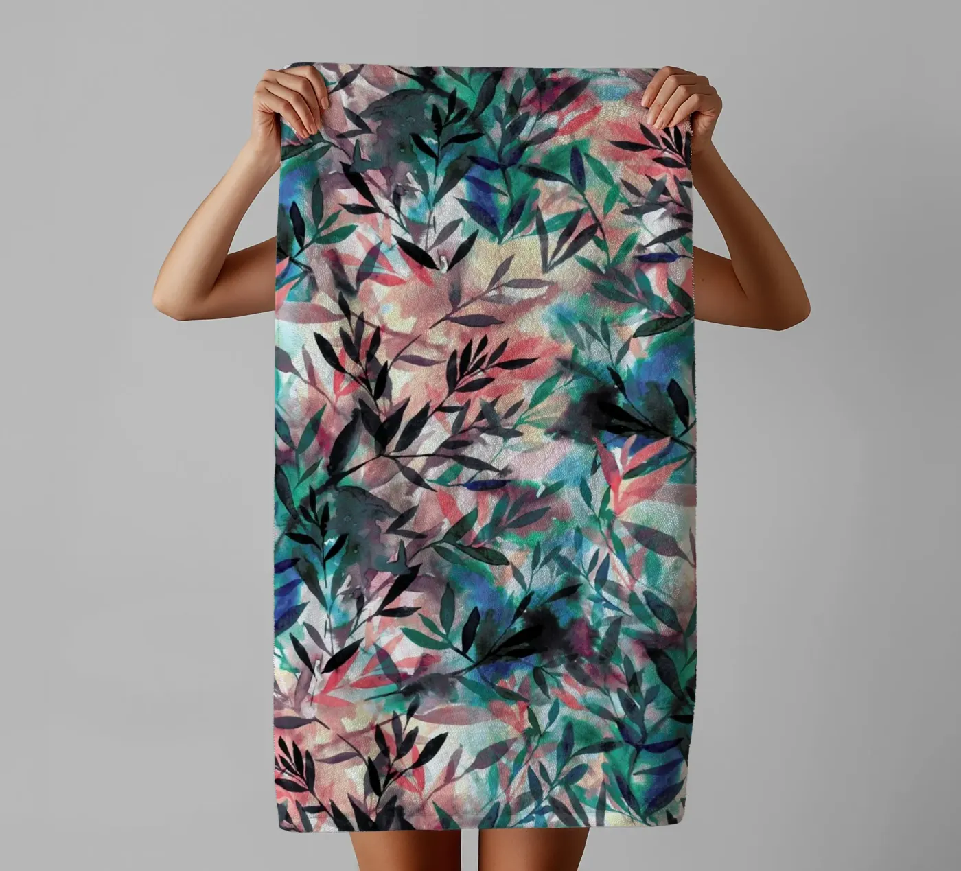Changes Coral Handtuch von Jacqueline Maldonado