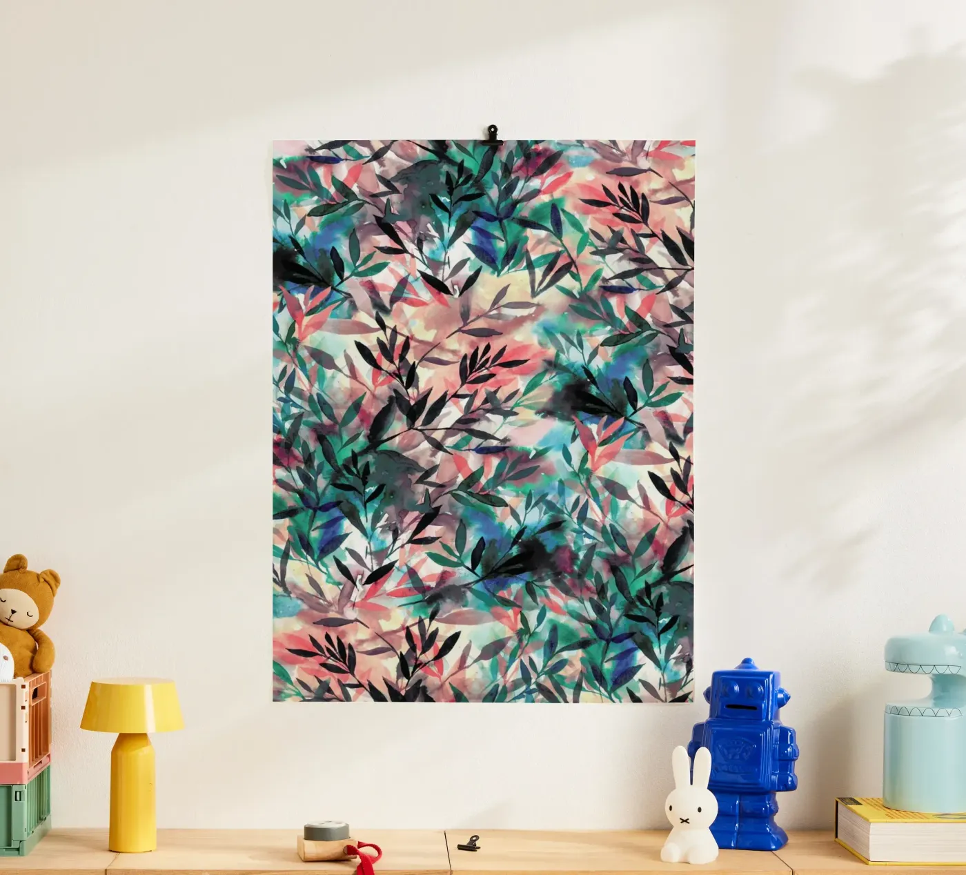 Changes Coral poster van Jacqueline Maldonado