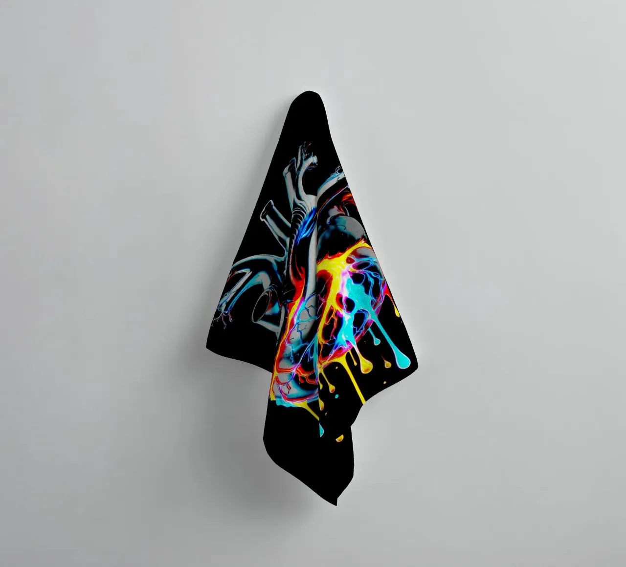 Strazio luminoso asciugamano da bagno da Metallic Meltdown