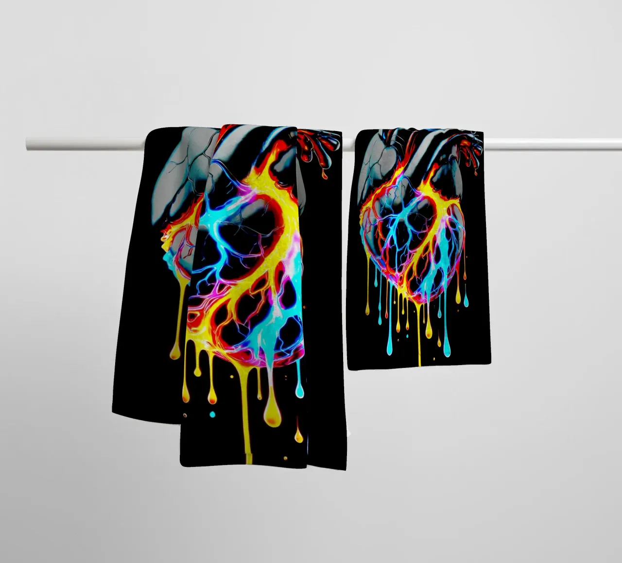 Strazio luminoso asciugamano da bagno da Metallic Meltdown