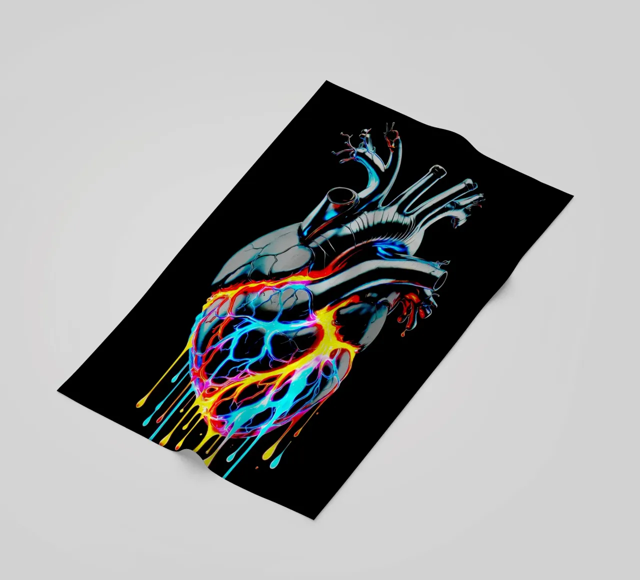 Strazio luminoso telo mare da Metallic Meltdown