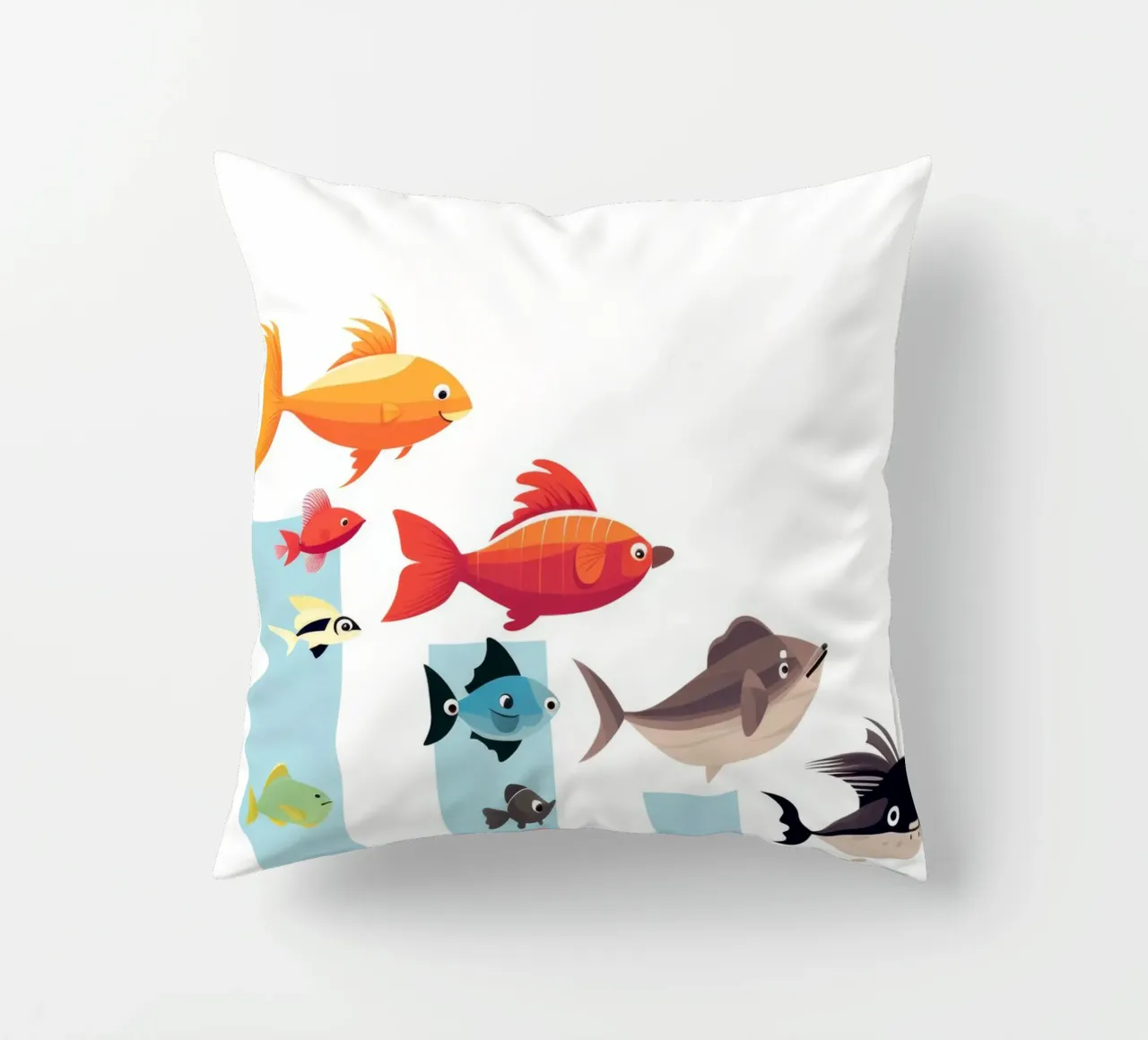 ANIMALI DIVERSI cuscino da Art Digital Visuel