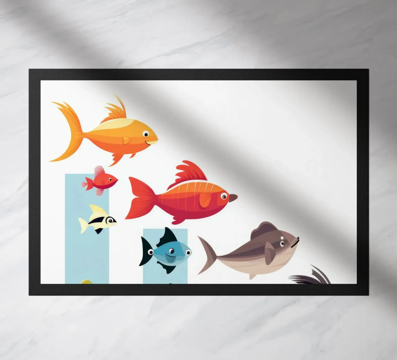 ANIMALI DIVERSI zerbino da Art Digital Visuel