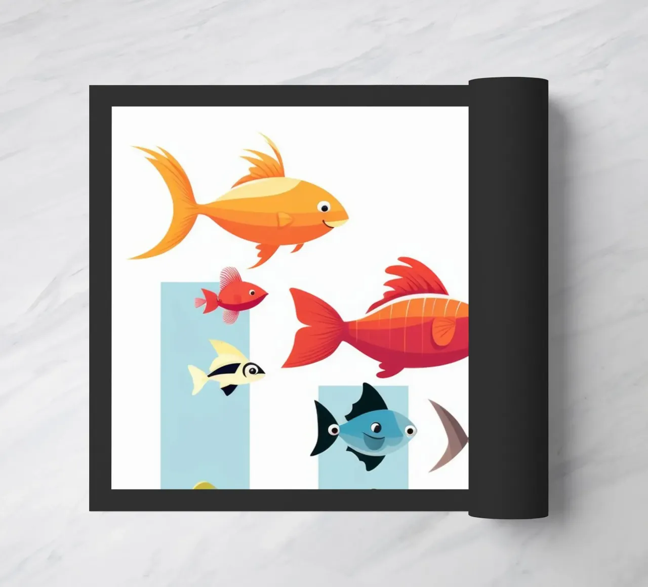 ANIMALI DIVERSI zerbino da Art Digital Visuel