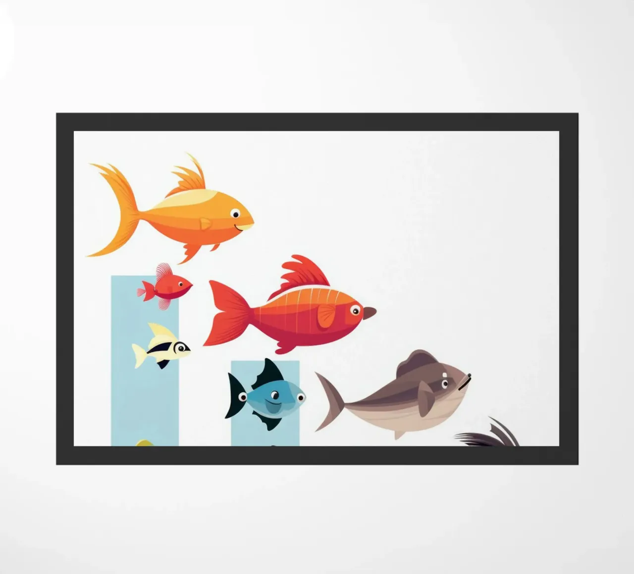 ANIMALI DIVERSI zerbino da Art Digital Visuel