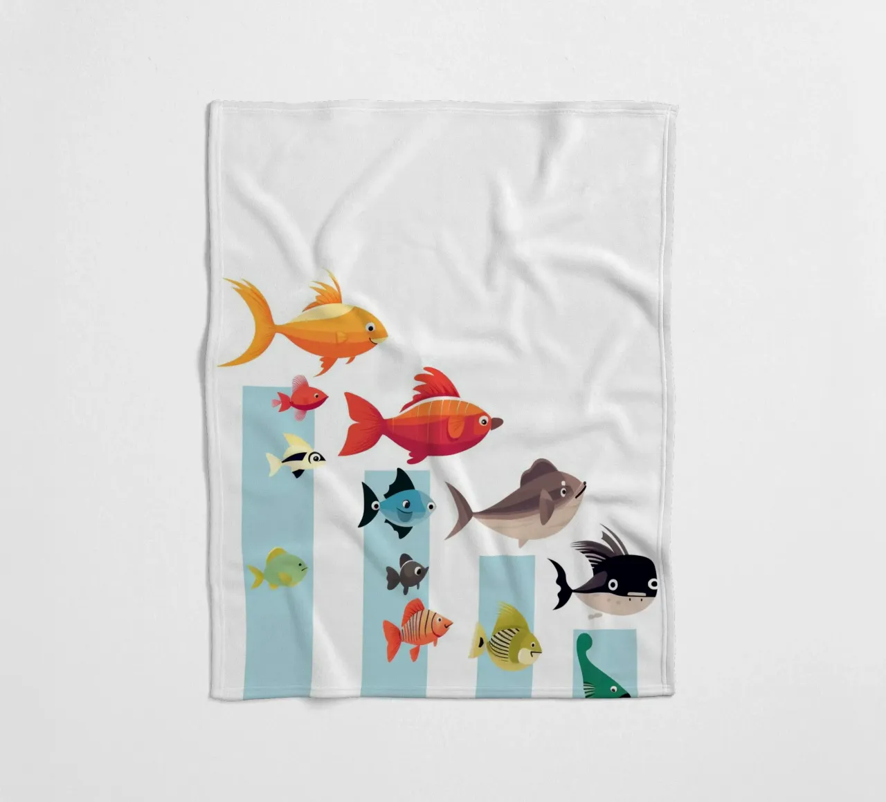 ANIMALI DIVERSI coperta in pile da Art Digital Visuel