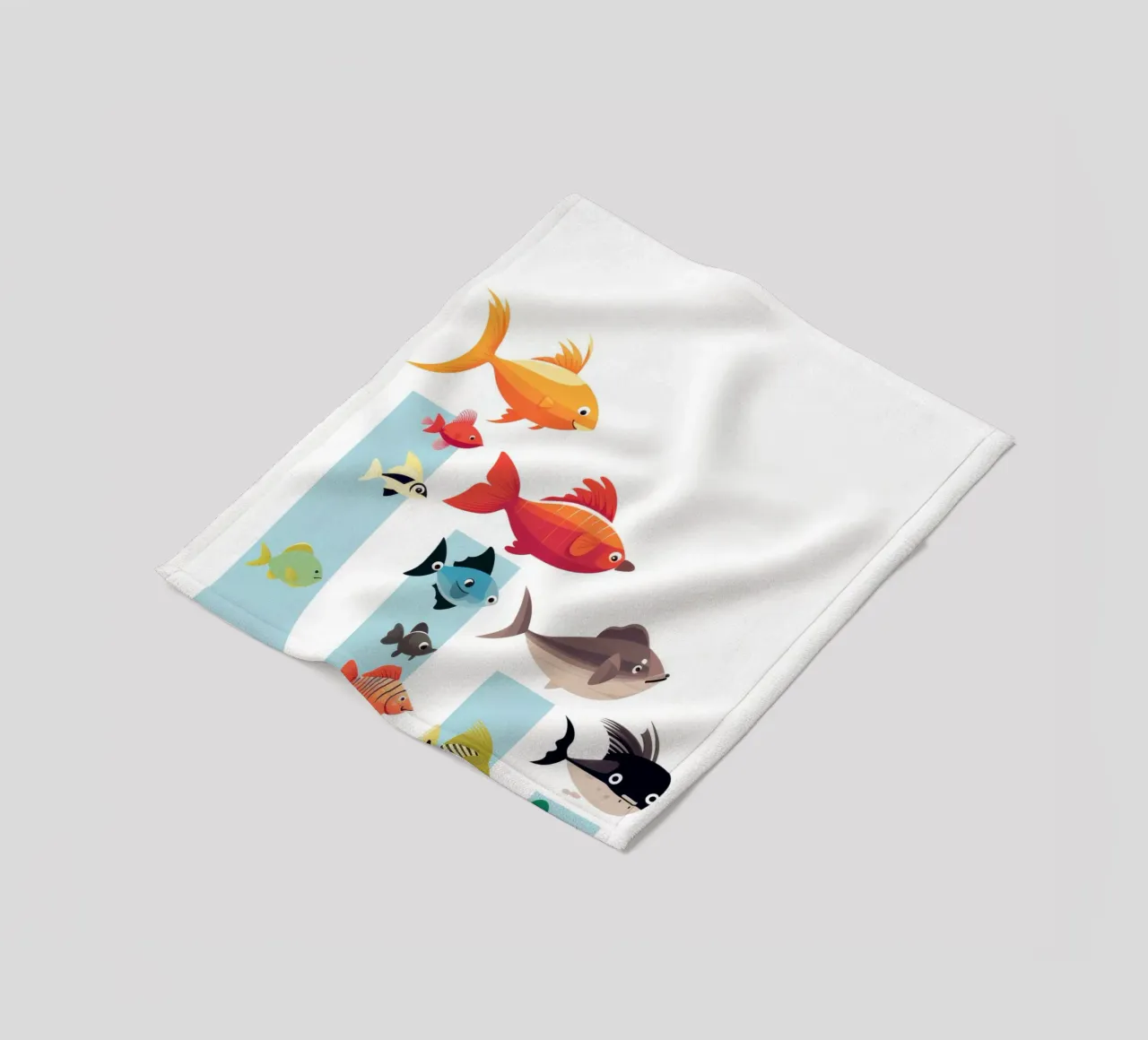 ANIMALI DIVERSI coperta in pile da Art Digital Visuel