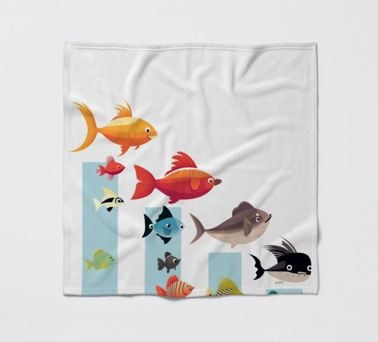 ANIMALI DIVERSI coperta in pile da Art Digital Visuel