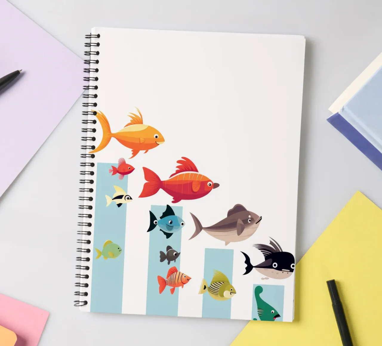 LUSTIGE TIERE Ringbuch von Art Digital Visuel