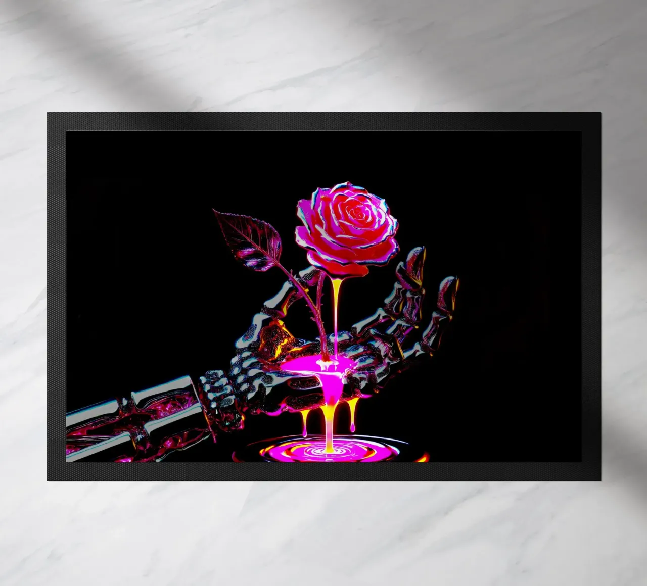 Le rose sono forgiate nel fuoco zerbino da Metallic Meltdown