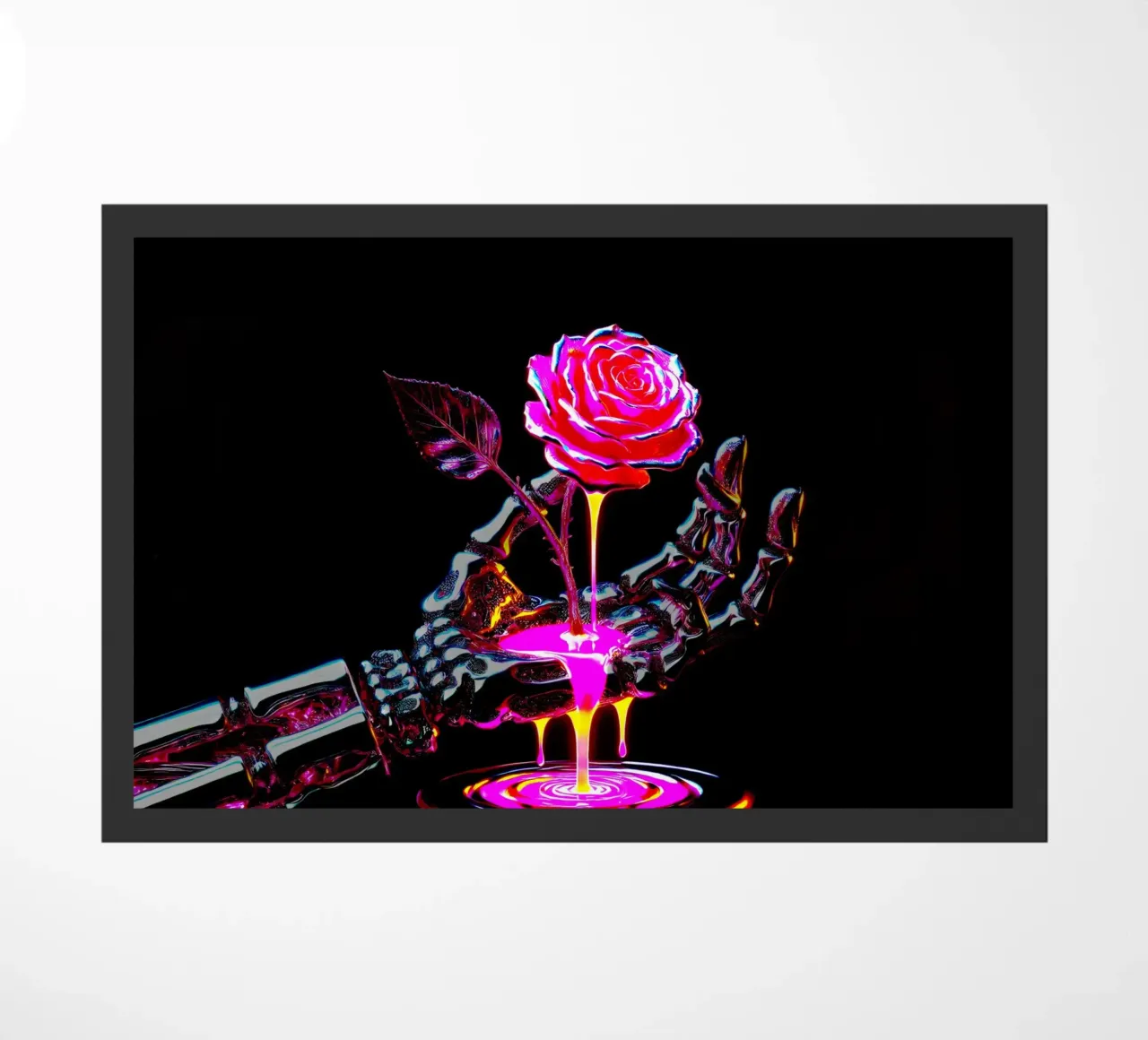 Le rose sono forgiate nel fuoco zerbino da Metallic Meltdown