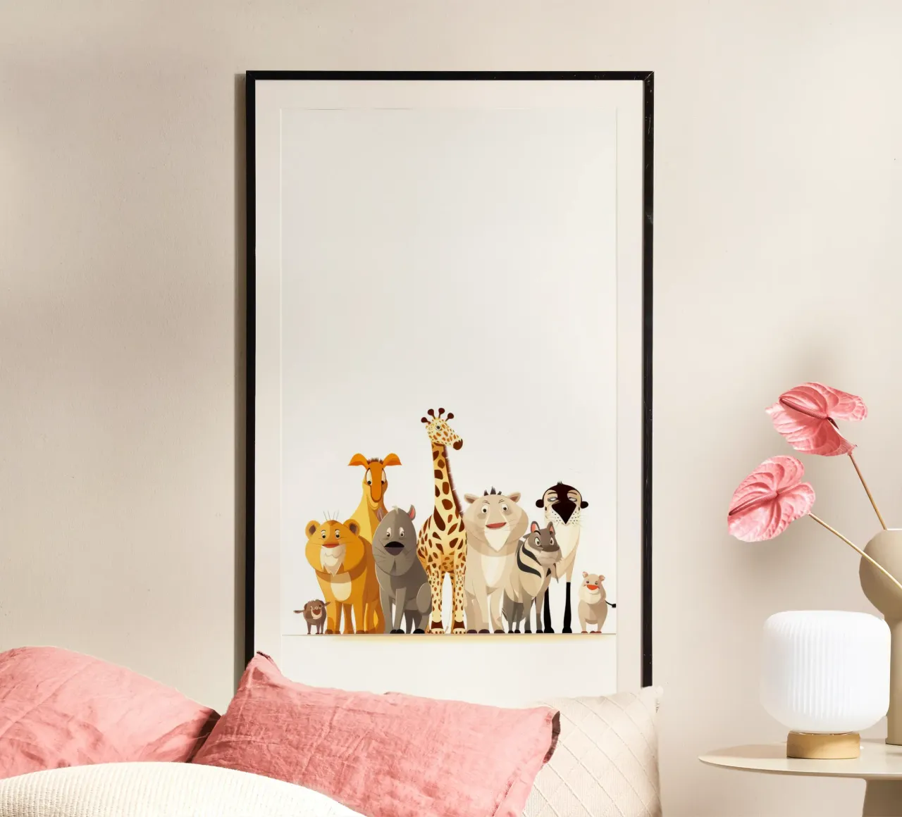 ANIMALI DIVERSI poster da Art Digital Visuel