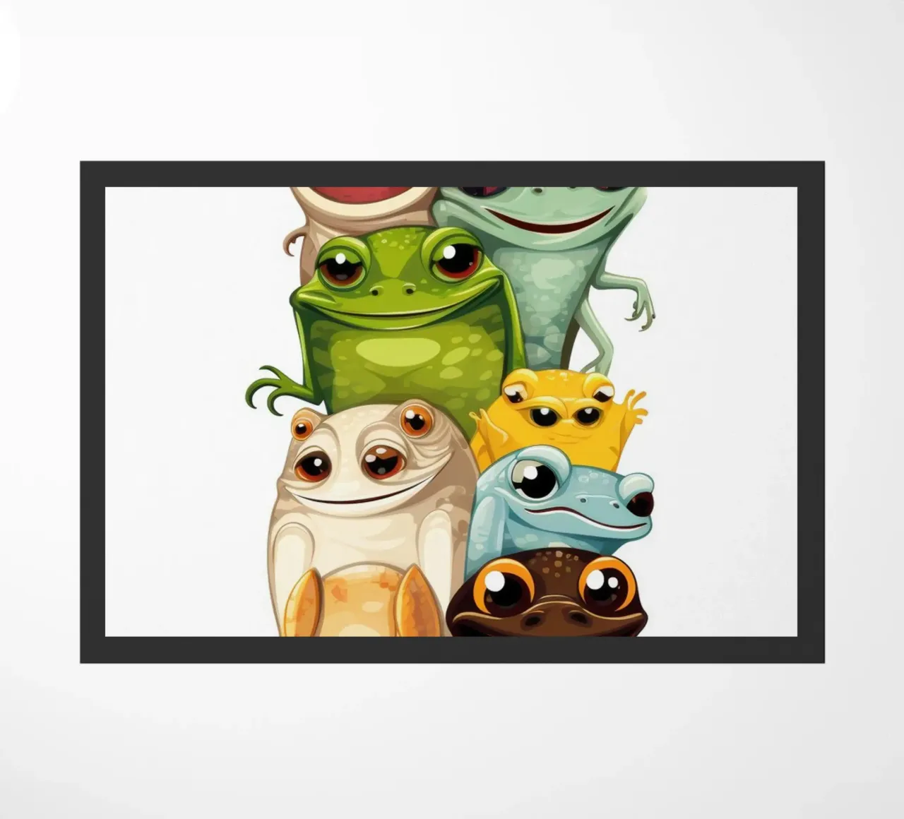 Fun animals doormat by Art Digital Visuel