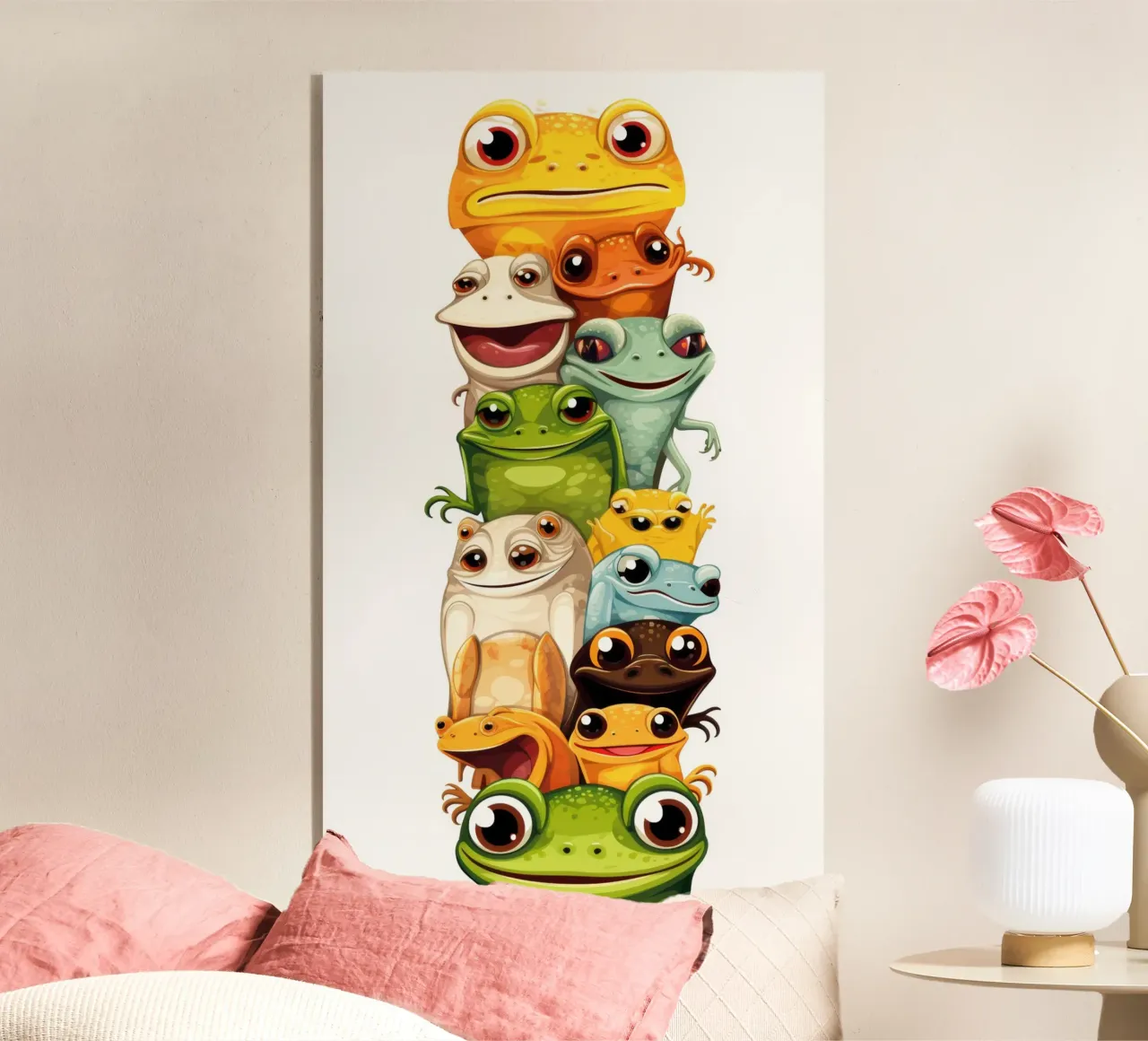 Fun animals acryl van Art Digital Visuel